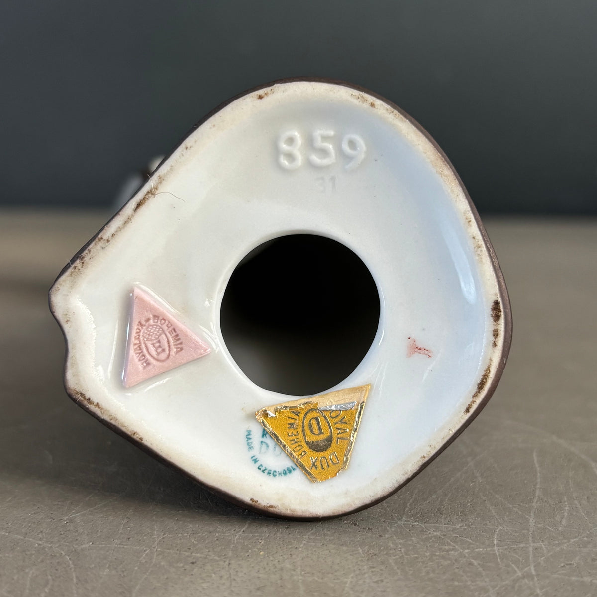 Chat en porcelaine de Jaroslav Jezek pour Royal Dux - 1960 - Ref 1321