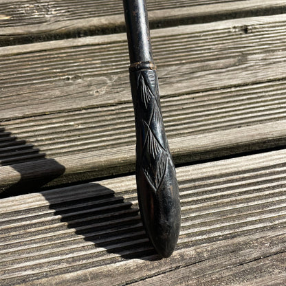 Ombrelle en soie noire 1900 - Ref 1100