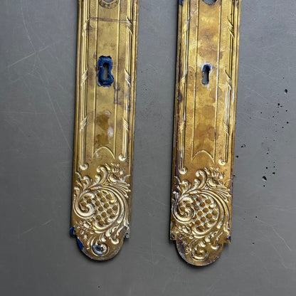 2 plaques de propreté anciennes - 53cm - Ref 1338