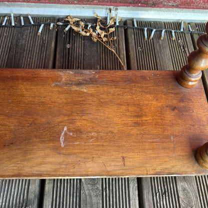 Étagère en noyer en bois perlé - Ref 1240