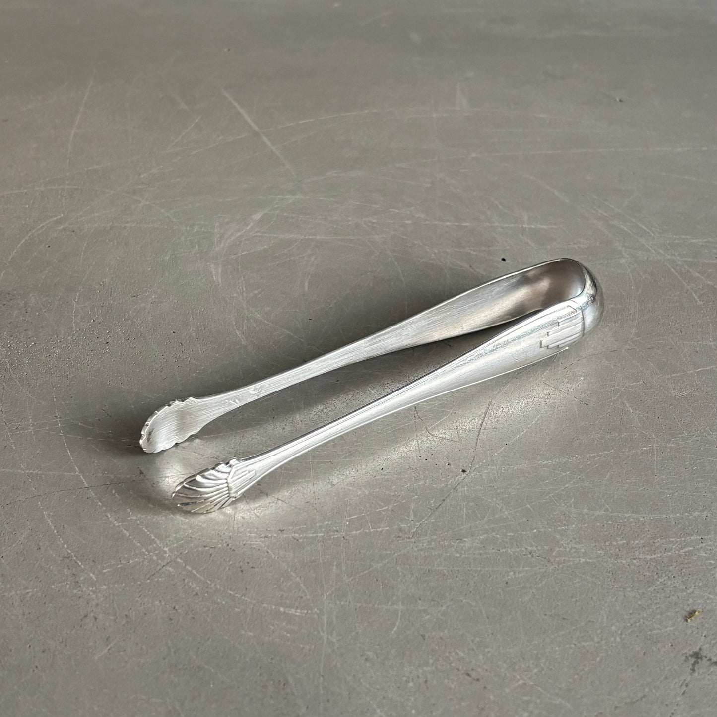 Pince à sucre en métal argenté - 12,5 cm - Ref 1223