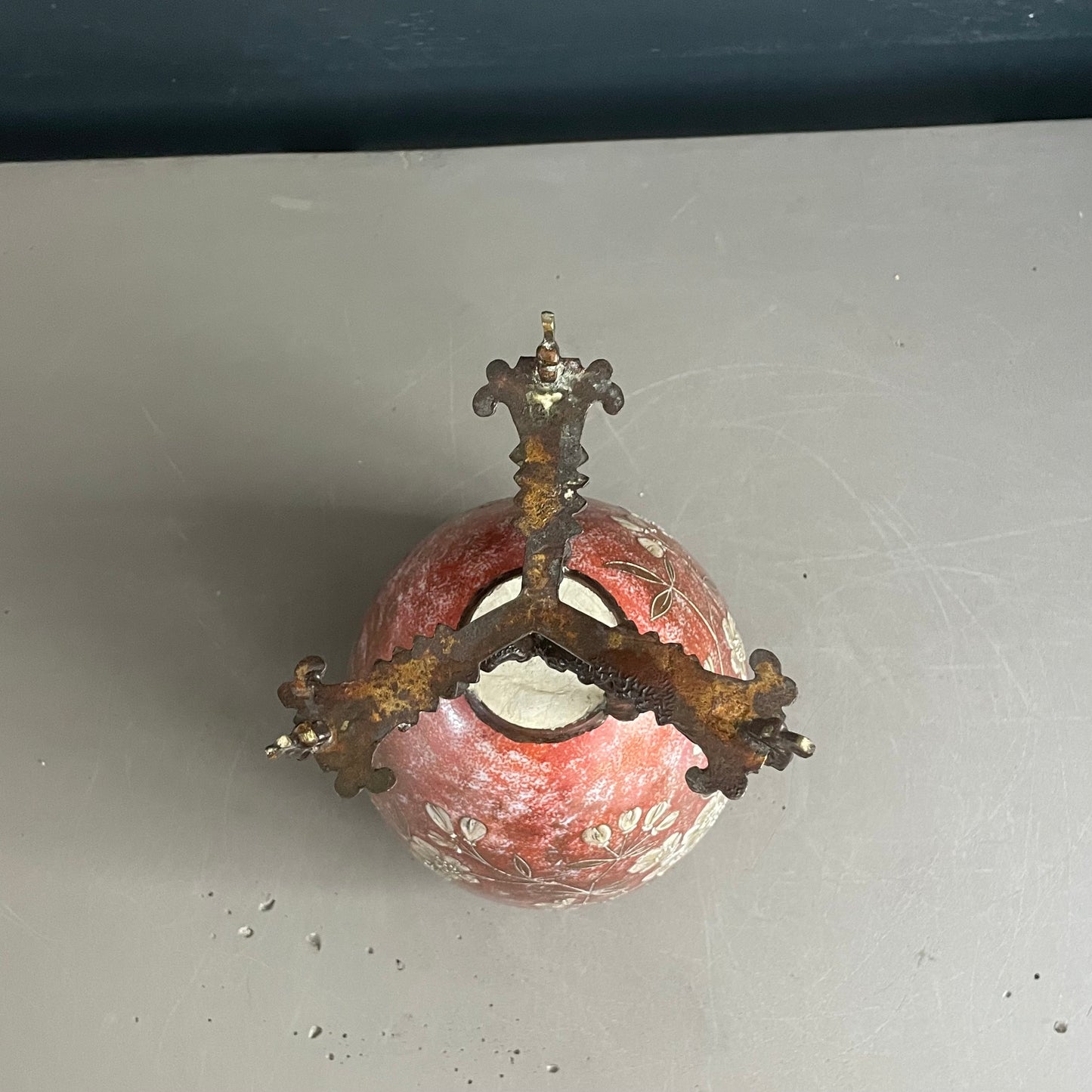 Vase monté sur pied bronze - Ref 1136