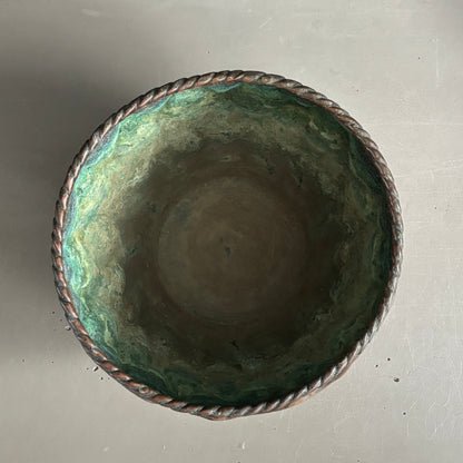 Cache-pot en cuivre - Ref 1263