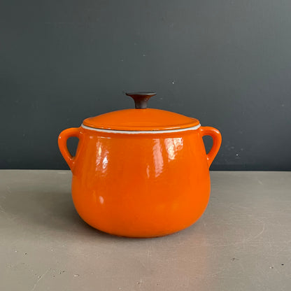 Cocotte en fonte orange Cousances - Marmite - Ref 1203