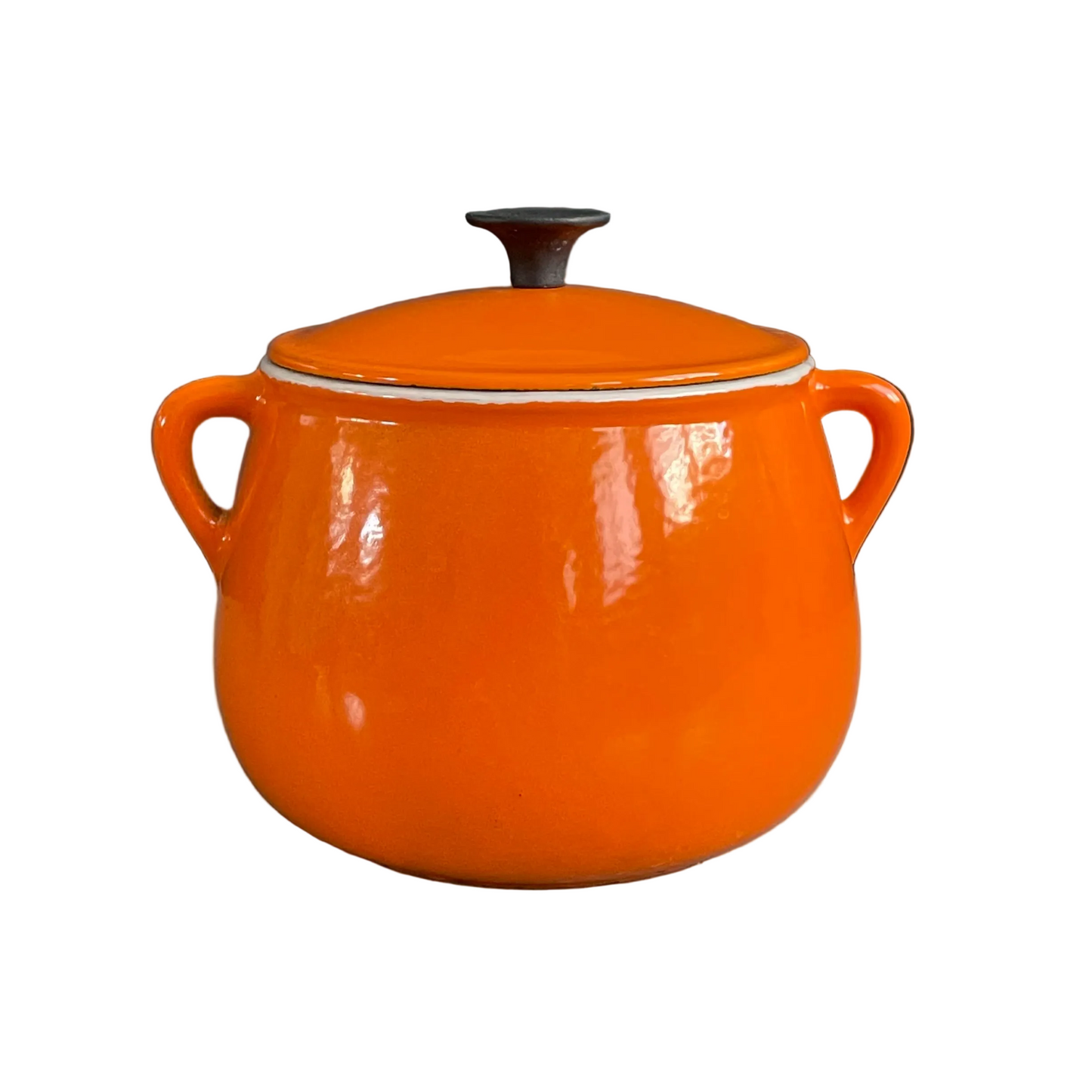 Cocotte en fonte orange Cousances - Marmite - Ref 1203