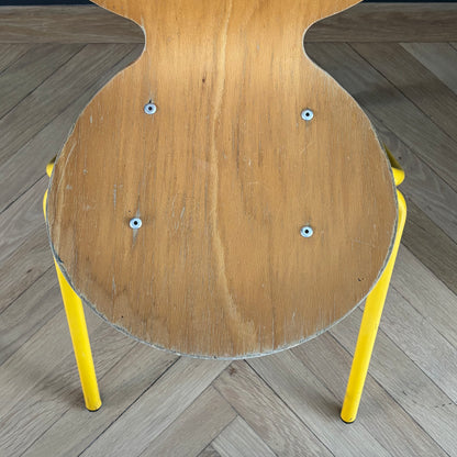 Chaise d’école enfant en lamellé-collé cintré - Ref 1239