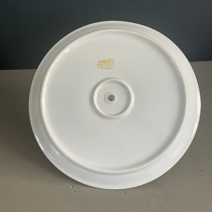 Lot de 2 plats en porcelaine Pillivuyt motif Liserons - Ref 1135