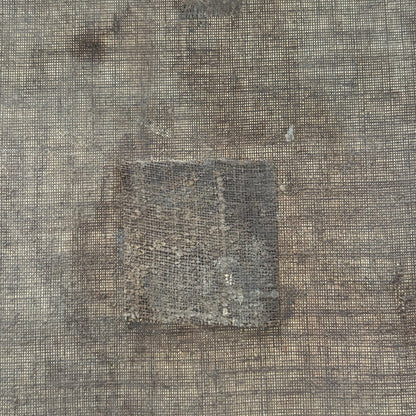 Tableau rond ancien à l’huile - Ref 1318