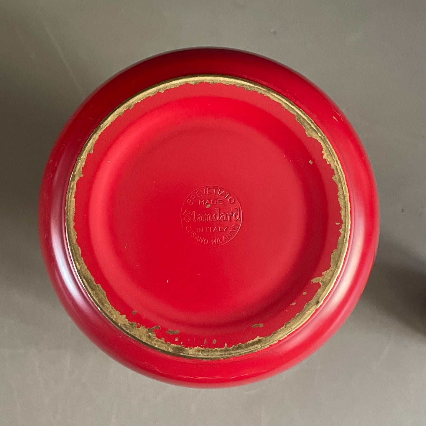 Bouteille isotherme Thermos Aldo Tura pour Cognac Napoléon années 60 - Ref 934