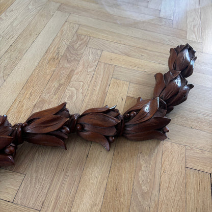 Frise murale en bois sculpté 125cm - Ref 1327