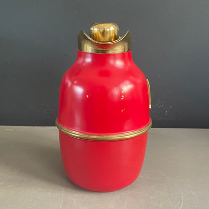 Bouteille isotherme Thermos Aldo Tura pour Cognac Napoléon années 60 - Ref 934