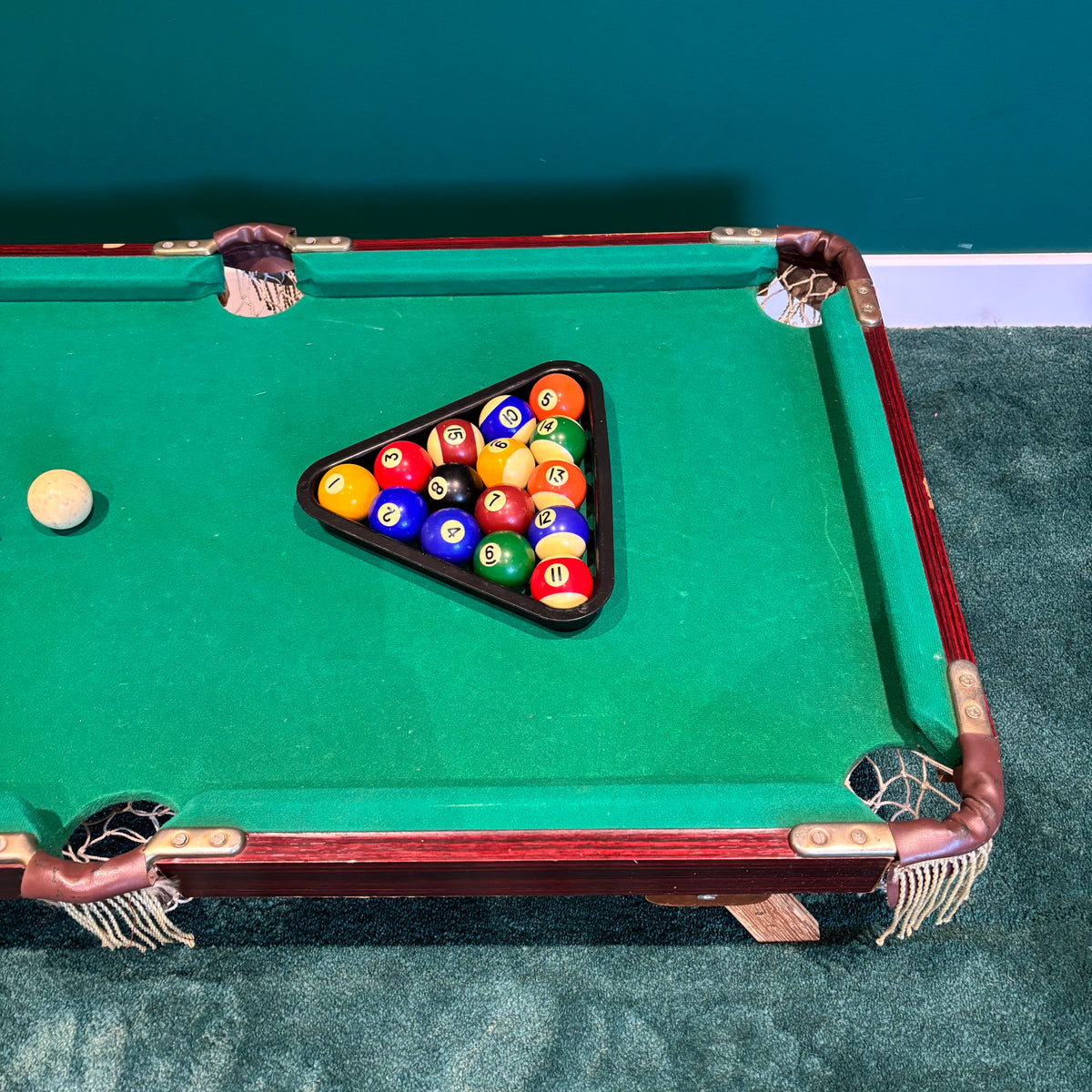 Billard de table ancien et complet - Ref 1385