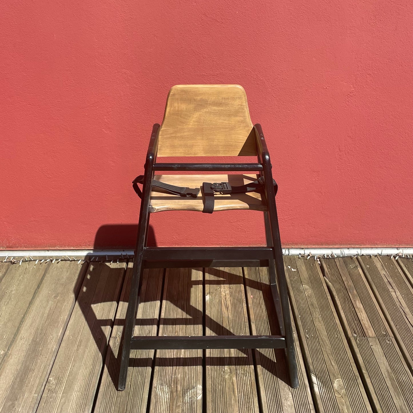 Chaise haute pour bébé en bois - Ref 950