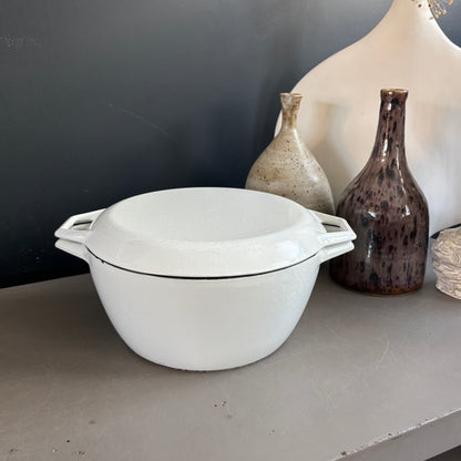 Cocotte scandinave en fonte laquée blanche Copco 1004 Denmark - Ref 1392