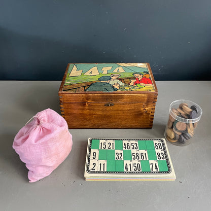 Jeu de loto ancien complet - Ref 1077