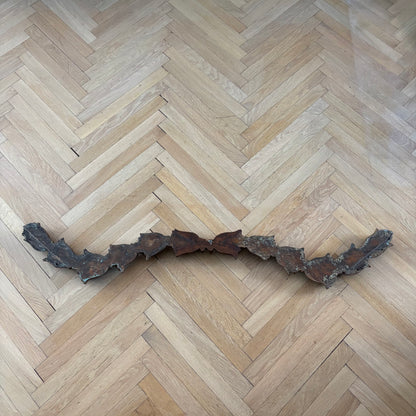 Frise murale en bois sculpté 125cm - Ref 1327