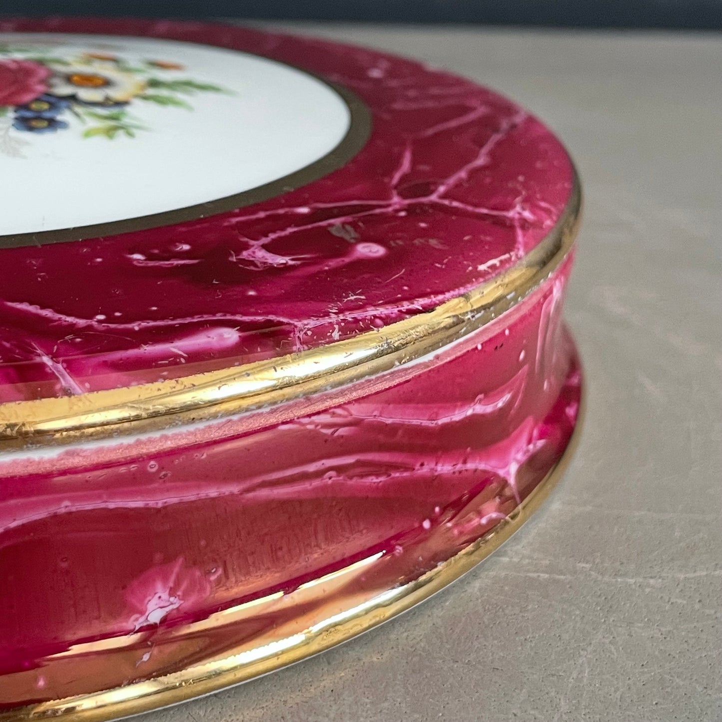 Bonbonnière en porcelaine de Limoges - Ref 1130