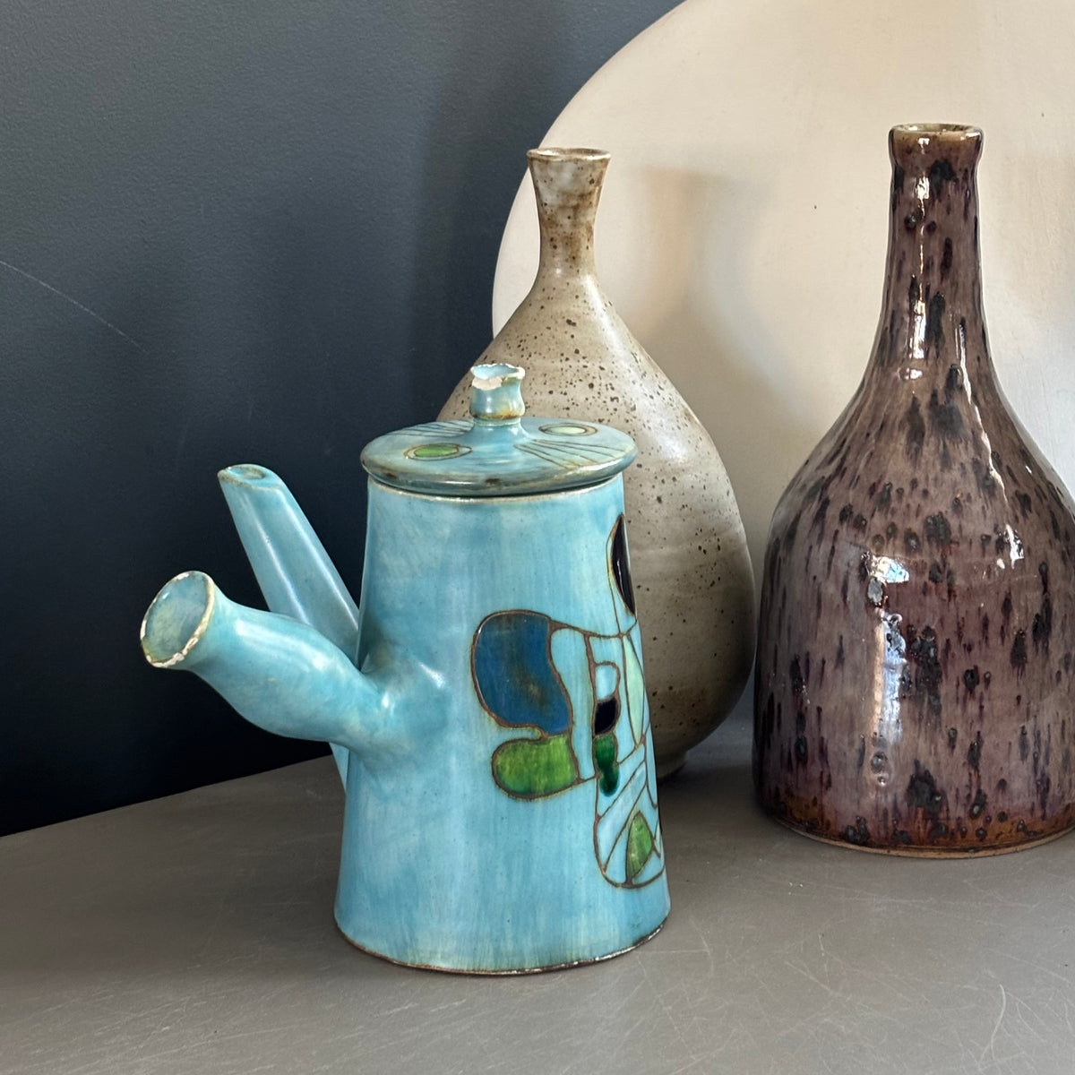 Théière en céramique de Marie-Christine Treinen - Vallauris - Ref 1396