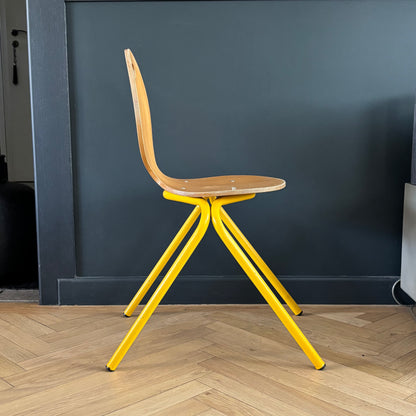Chaise d’école enfant en lamellé-collé cintré - Ref 1239