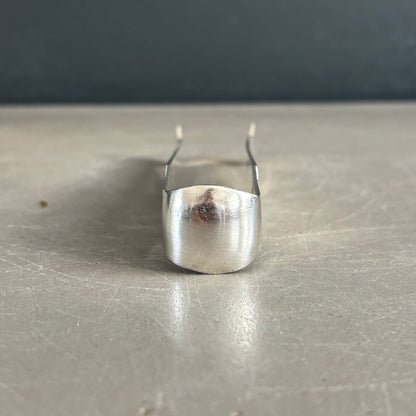 Pince à sucre en métal argenté - 13,7 cm - Ref 1224