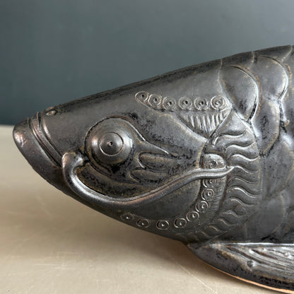 Poisson carpe en céramique - Ref 1344