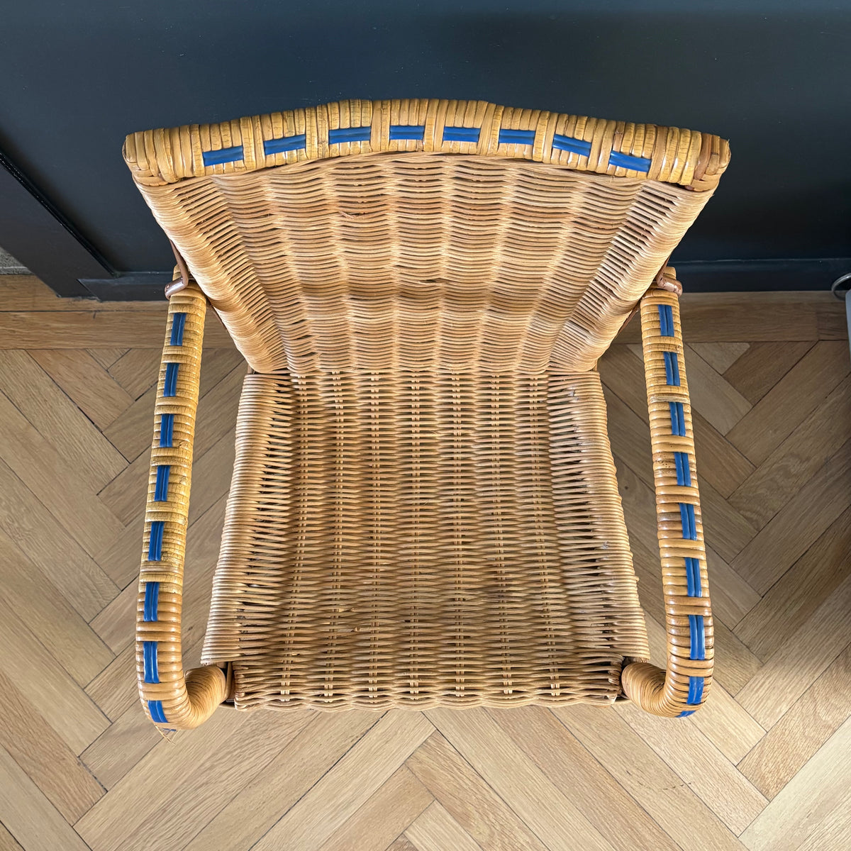 Fauteuil chaise enfant en rotin - Ref 1326