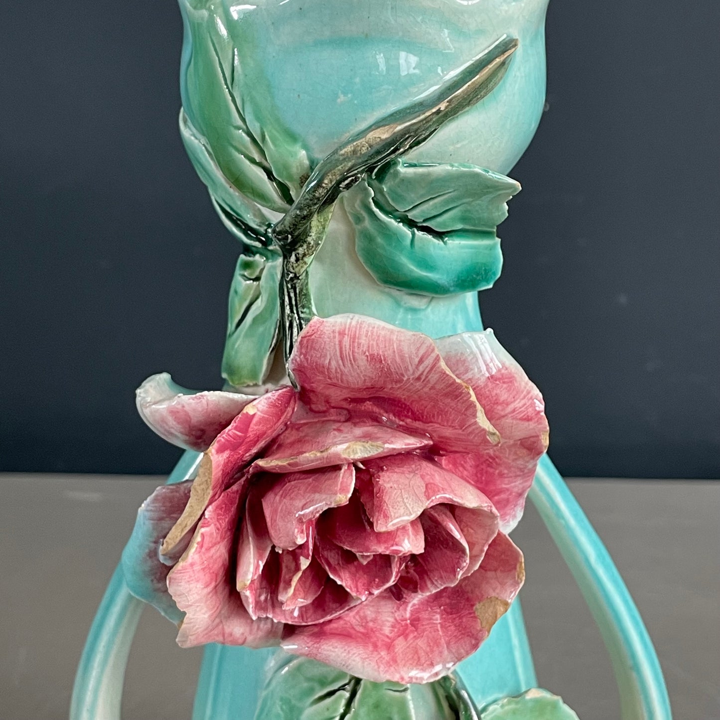 Vase à jacinthe en barbotine - Ref 1157