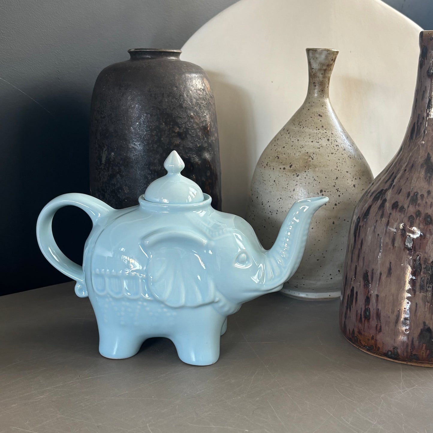 Théière éléphant bleue - Ref 1319