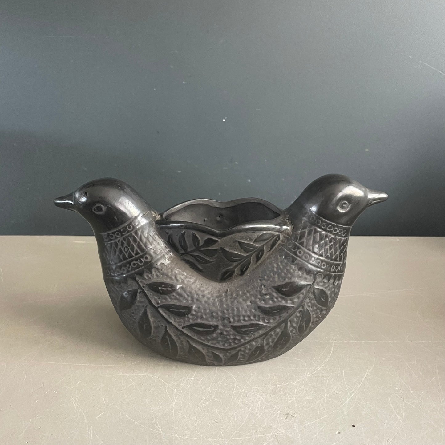 Céramique sculpture oiseaux - Ref 1074