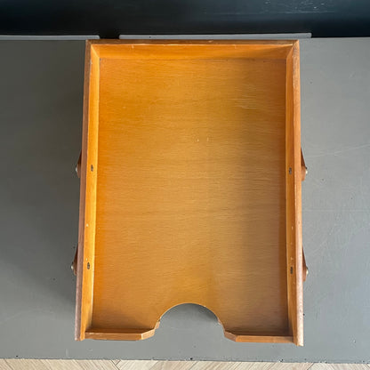 Organiseur trieur de bureau ancien en bois - Ref 1105