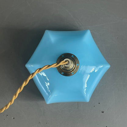 Baladeuse bleue en verre - Ref 1138