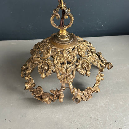 Suspension ancienne en bronze - Ref 1289
