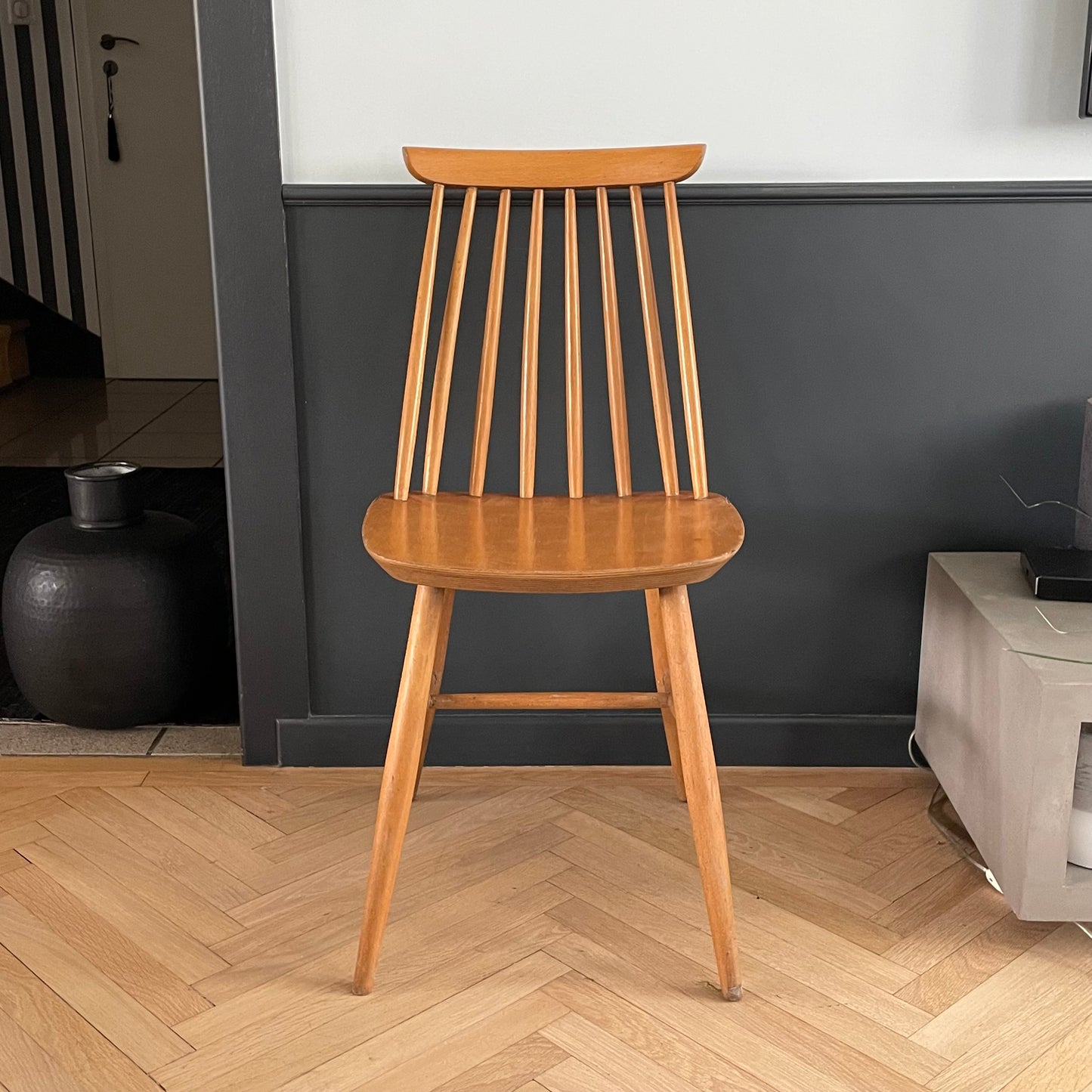 Chaise scandinave à barreaux 1950 - Ref 1209