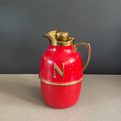 Bouteille isotherme Thermos Aldo Tura pour Cognac Napoléon années 60 - Ref 934