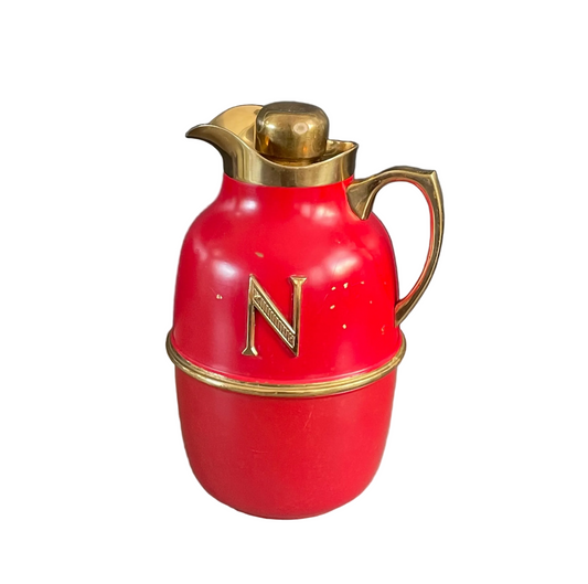 Bouteille isotherme Thermos Aldo Tura pour Cognac Napoléon années 60 - Ref 934