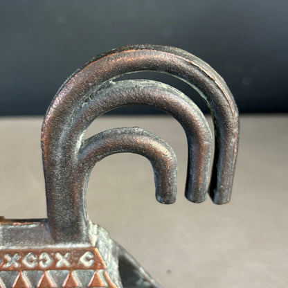 Bougeoir cheval en métal cuivré - Russie années 60-70 - Ref 1300