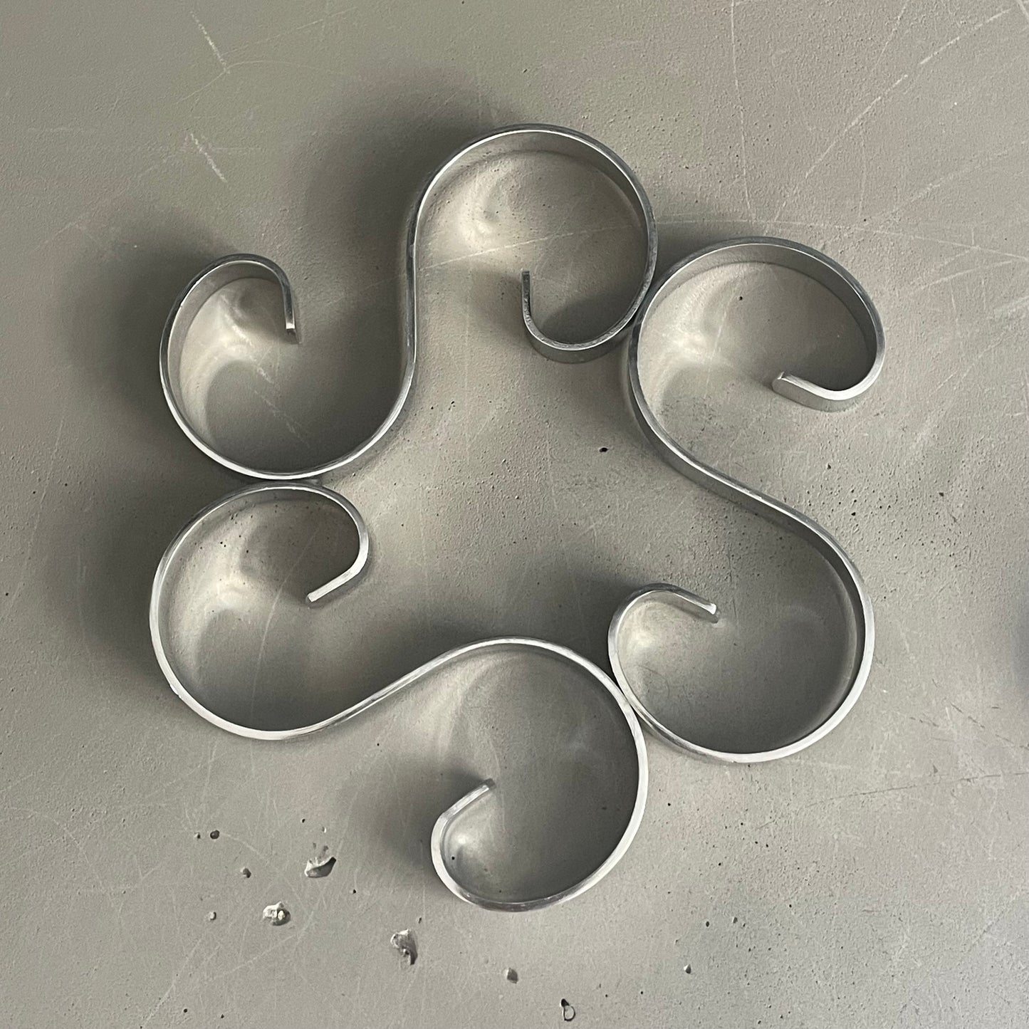 Paire de dessous de plat en inox - Ref 1125