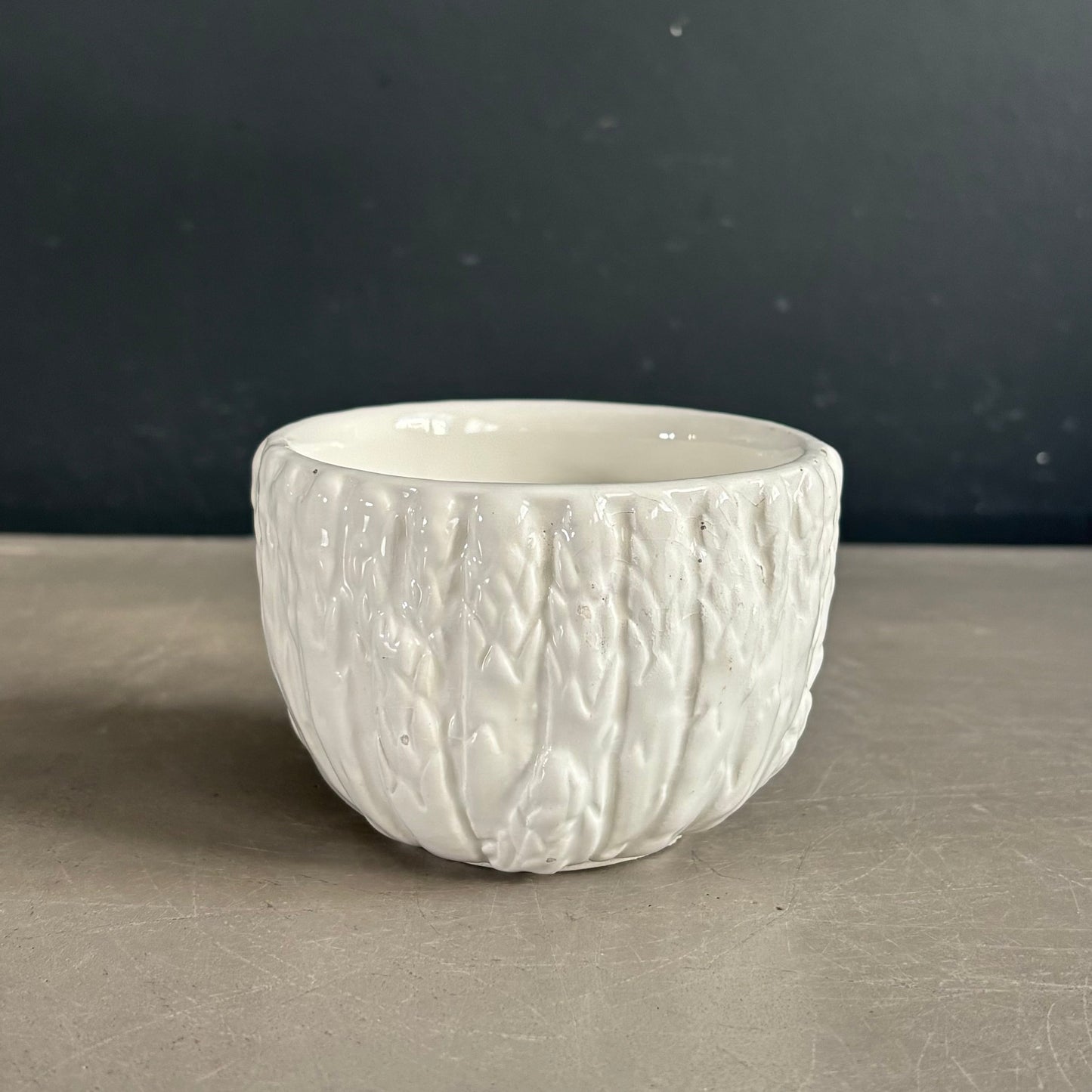 Petit bol en céramique motif asperges - Ref 1279