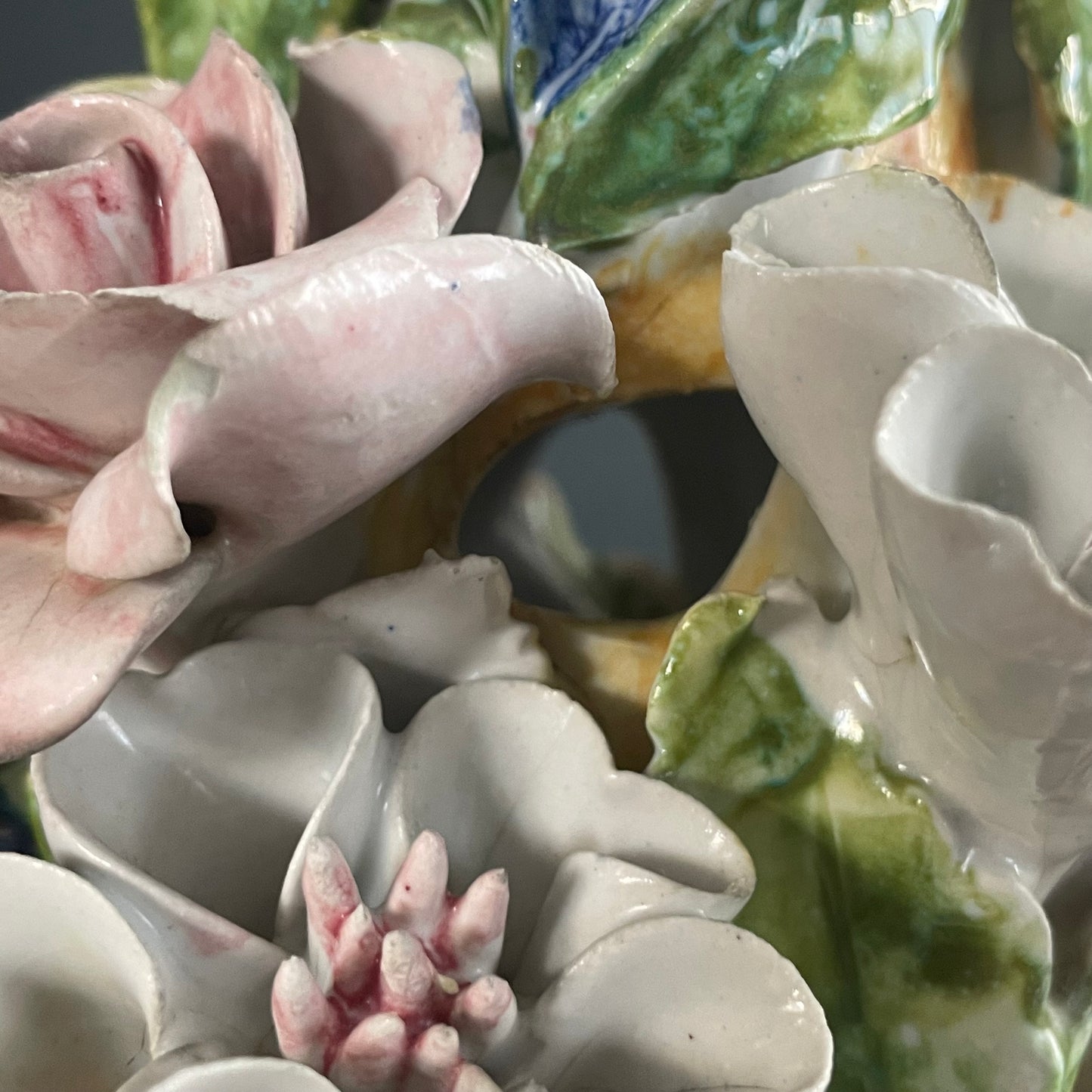 Bouquet en porcelaine - Centre de table - Ref 1113