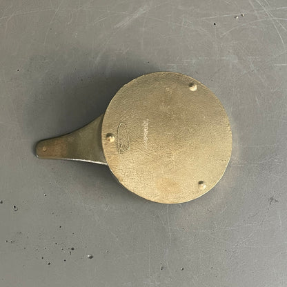 Coupelle en laiton gravée et signee - Ref 1127