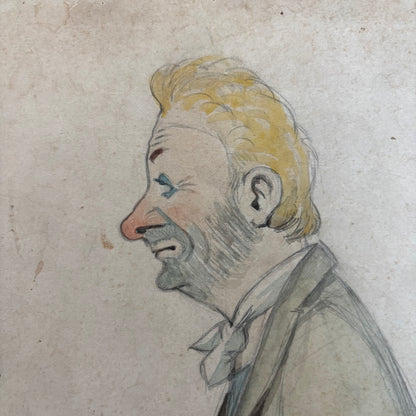 Aquarelle dédicacée et signée Pompon - Ref 1322