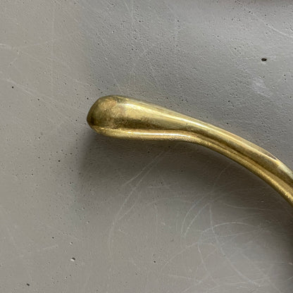 2 paires d’embrasses à rideaux en laiton massif - Ref 1090