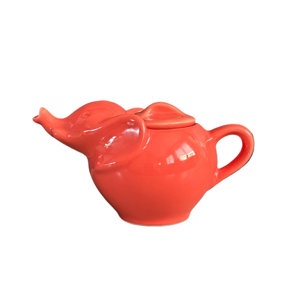 Théière Éléphant grand modèle couleur corail - Ref 1273