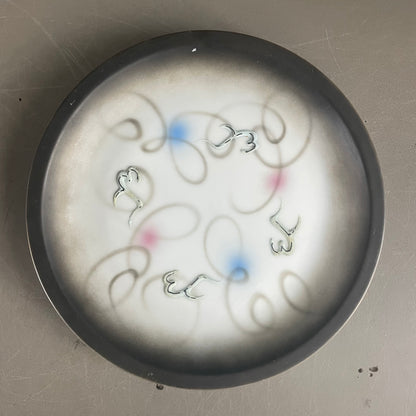 Service à saké en porcelaine – 6 tasses, bouteille et plateau - Ref 1123