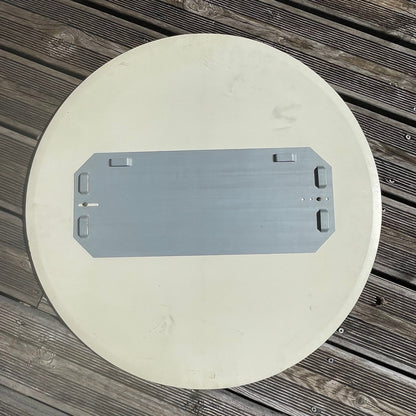 Miroir de salle de bain rond bicolore - Ref 946