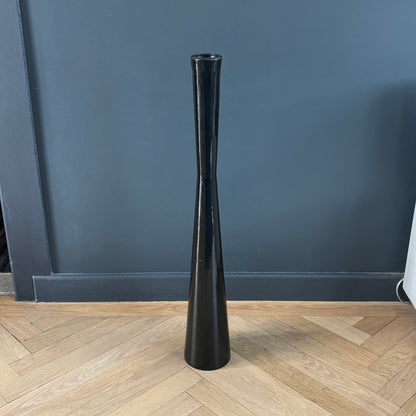 Grand vase en céramique noire - Ref 1285