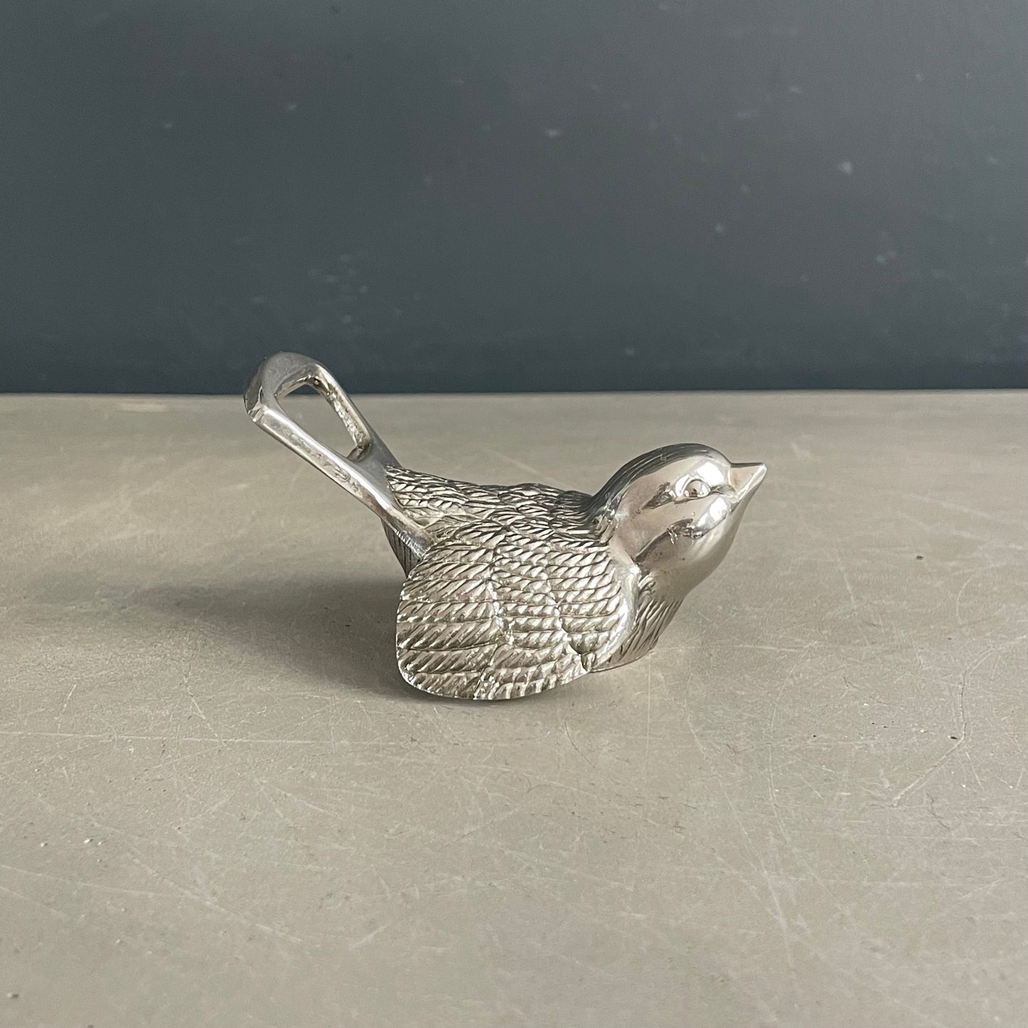 Décapsuleur - Ouvre-bouteille oiseau en métal argenté - Ref 1193