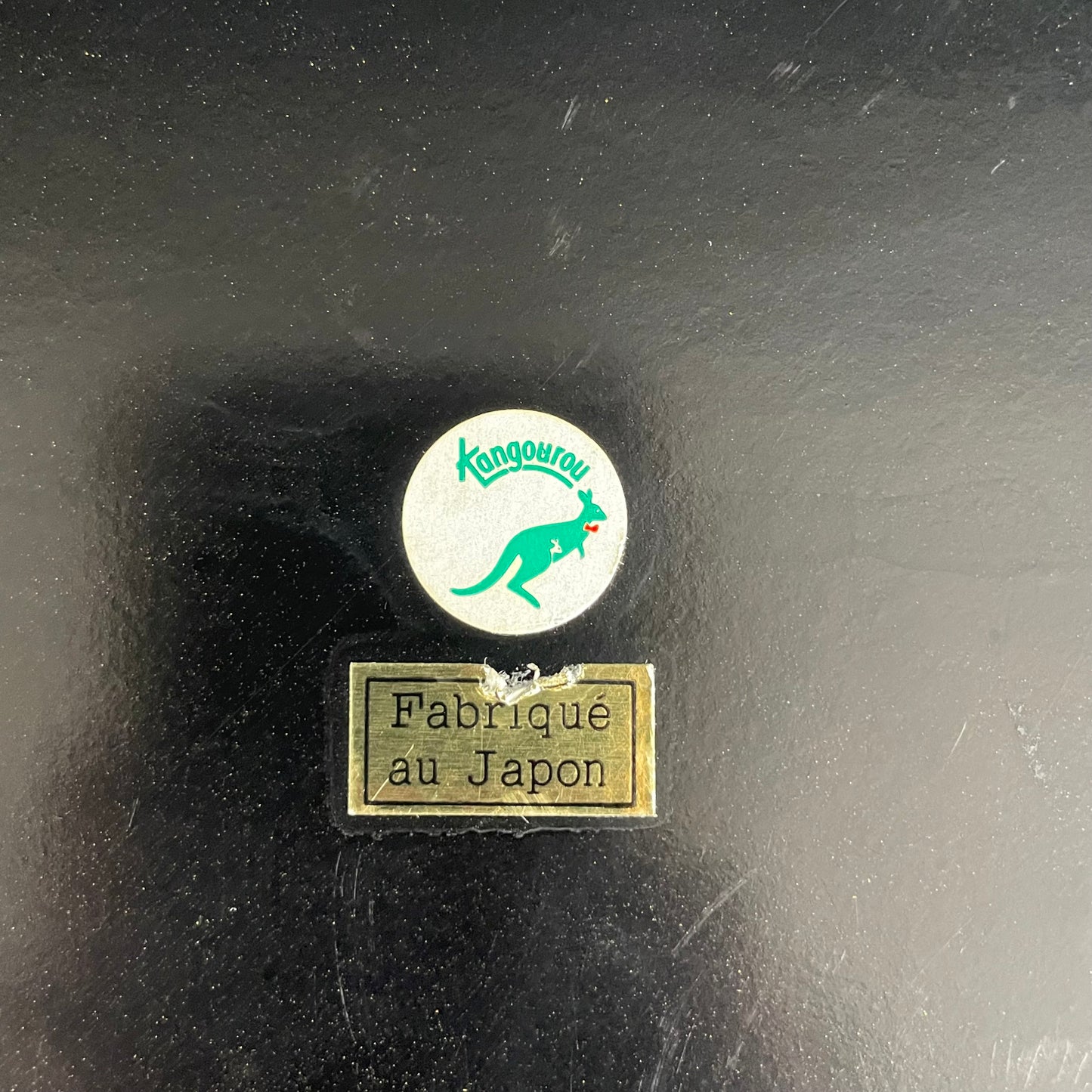 Plateau japonais en plastique façon bois - Ref 1195