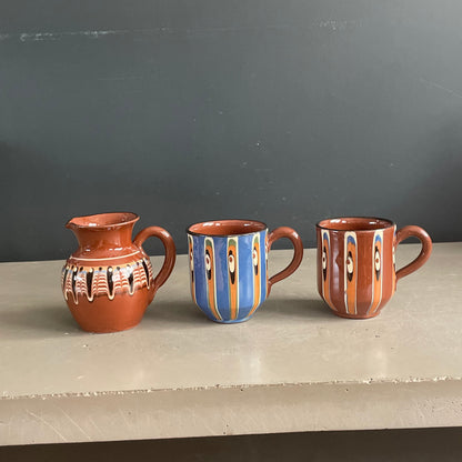 Ensemble tasses et pot à lait - Bulgarie - Ref 1139