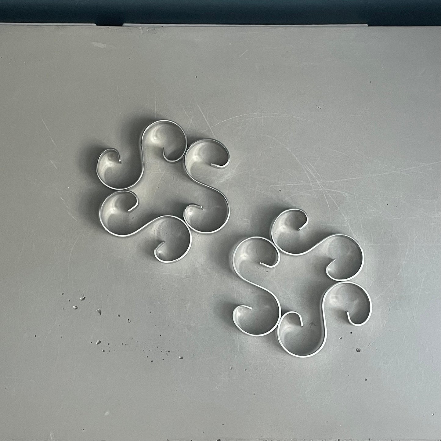 Paire de dessous de plat en inox - Ref 1125